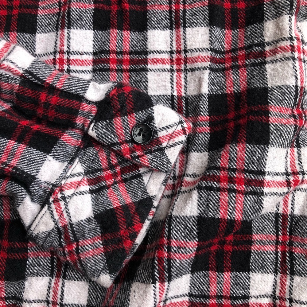 Bajee Collection Red & Black Button Up Flannel - Picture 3 of 7
